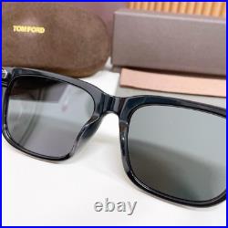 Tom Ford TF775 56 19-145 Black Frame Gray Lens Men's Casual Sunglasses