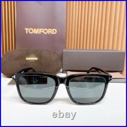 Tom Ford TF775 56 19-145 Black Frame Gray Lens Men's Casual Sunglasses