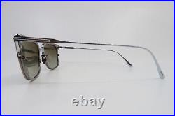 Tom Ford TF831 12Q New Silver/Brown HAYDEN Titanium Sunglasses 54mm withdefect