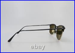 Tom Ford TF851 01J LIV Black & Gold/Brown Square Unisex Sunglasses 52mm with box