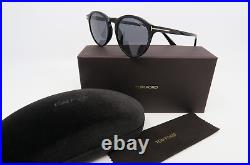 Tom Ford TF904 01A New Black/ Gray AURELE Sunglasses 52mm with box