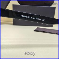 Tom Ford TF906-001 Classic Black Acetate Large Square Sunglasses 58-17-145