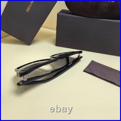 Tom Ford TF906-001 Classic Black Acetate Large Square Sunglasses 58-17-145