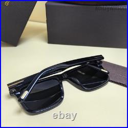 Tom Ford TF906-001 Classic Black Acetate Large Square Sunglasses 58-17-145 Tom Ford TF906-001 Classic Black Acetate Large Square Sunglasses 58-17-145