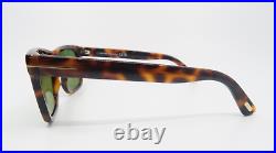 Tom Ford TF906-53N New Buckley Light Tortoise/Green Sunglasses with box