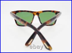 Tom Ford TF906-53N New Buckley Light Tortoise/Green Sunglasses with box