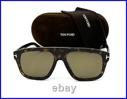 Tom Ford THOR FT0777 52H Dark Havana / Brown Polarized 56mm Sunglasses TF0777