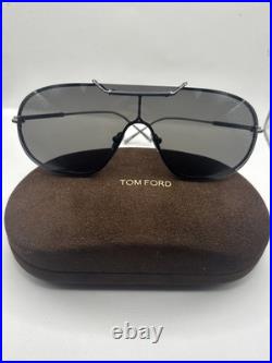 Tom Ford TYLER-02 TF1309 08A Sunglasses Palladium/Grey Flawless Authentic