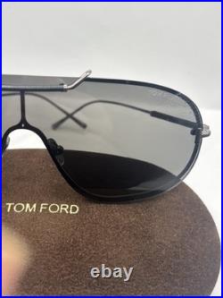 Tom Ford TYLER-02 TF1309 08A Sunglasses Palladium/Grey Flawless Authentic