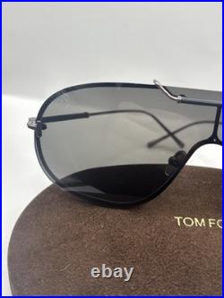 Tom Ford TYLER-02 TF1309 08A Sunglasses Palladium/Grey Flawless Authentic