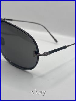 Tom Ford TYLER-02 TF1309 08A Sunglasses Palladium/Grey Flawless Authentic