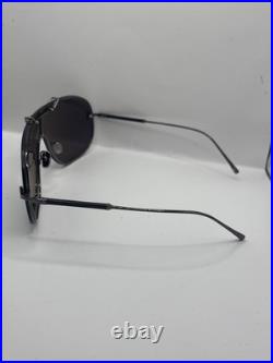 Tom Ford TYLER-02 TF1309 08A Sunglasses Palladium/Grey Flawless Authentic