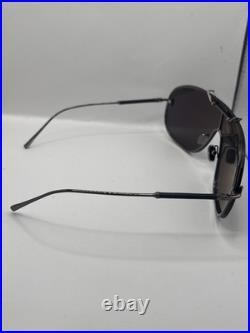 Tom Ford TYLER-02 TF1309 08A Sunglasses Palladium/Grey Flawless Authentic