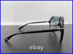 Tom Ford Tf 152 01b Ace Black Blue-gradient Sunglasses (m-97)