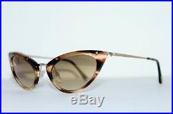 Tom Ford Tf 349 47g Grace Havana Gold Cats Eye Authentic Sunglasses Ft349 52 MM