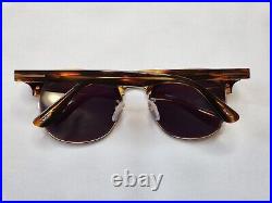 Tom Ford Tf544-k 50a Striated Havana Gold Men's Sunglasses Made In Italy