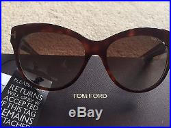 Tom Ford Tortoise Shell'Lily' Sunglasses BNWT