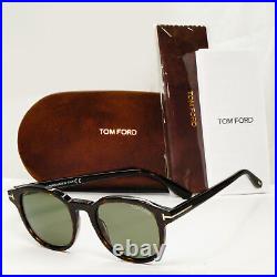 Tom Ford Tortoiseshell Green Sunglasses Brown Square Jameson TF 752 52N FT0752