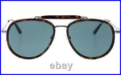 Tom Ford Tripp 0666 52N Dark Havana/ Green Sunglasses Sonnenbrille Size 58