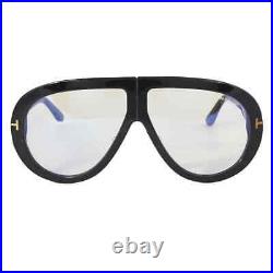 Tom Ford Troy Blue Light Block Pilot Unisex Sunglasses FT0836 001 61