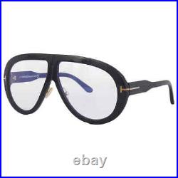 Tom Ford Troy Blue Light Block Pilot Unisex Sunglasses FT0836 001 61