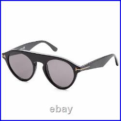 Tom Ford Unisex FT06331-49 Christopher 49mm Shiny Black Sunglasses
