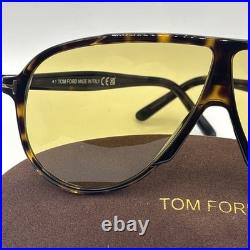 Tom Ford VLADIMIR TF1211 52E Dark Havana/Brown Photochromic Sunglasses