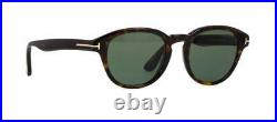 Tom Ford VON BULOW TF521 52N Dark Havana Green Polarized Sunglasses 51mm