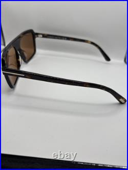 Tom Ford Vincent FT1176 52E Acetate Dark Havana Brown 56mm Sunglasses