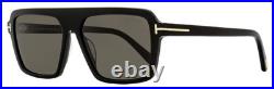 Tom Ford Vincent Sunglasses TF1176 01A Black 56mm FT1176