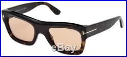 Tom Ford WAGNER-02 FT 0558 dark havana/light brown (52E) Sunglasses