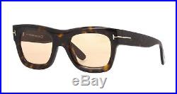 Tom Ford WAGNER-02 FT 0558 dark havana/light brown (52E) Sunglasses