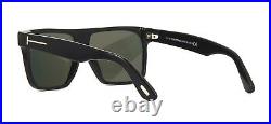 Tom Ford WHYAT FT 0709 Black/Red Yellow Flash Mirrored (01U) Sunglasses