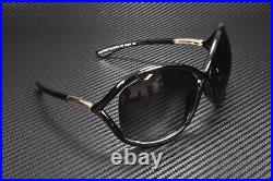 Tom Ford Whitney FT0009 01D Shiny Black Polarized Grey 64 mm Women's Sunglasses