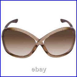 Tom Ford Whitney Gradient Brown Oversized Ladies Sunglasses FT0009 74F 64