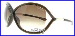Tom Ford Whitney TF 9 692 Brown/Brown Gradient Women's Soft Squared Sunglasses