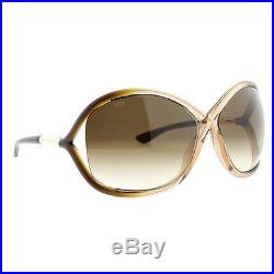 Tom Ford Whitney TF 9 74F Brown Rose Gradient Women's Soft Square Sunglasses