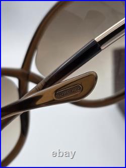 Tom Ford Whitney TF 9 Ladies Sunglasses Brown 64mm With Box