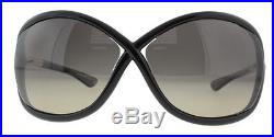 Tom Ford Whitney TF009 01D Black Polarized Womens Soft Square Sunglasses