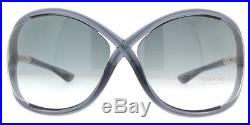 Tom Ford Whitney TF9 0B5 Grey Women's Soft Square Sunglasses