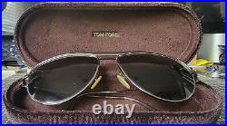 Tom Ford William TF-207 14R 59/15 135 POLARIZED Sunglasses + case MINT