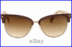Tom Ford Women's Fany TF368 TF/368 50G Brown/Beige/Gold Fashion Sunglasses 59mm