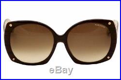 Tom Ford Women's Gabriella TF362 TF/362 50F Brown Fashion Sunglasses 59mm