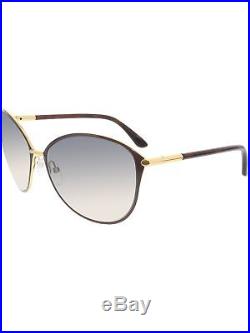 Tom Ford Women's Gradient Penelope FT0320-28F-59 Brown Round Sunglasses