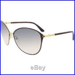 Tom Ford Women's Gradient Penelope FT0320-28F-59 Brown Round Sunglasses