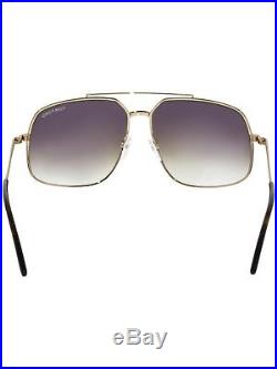 Tom Ford Women's Gradient Ronnie FT0439-48F-60 Gold Square Sunglasses