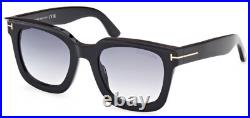 Tom Ford Women's Leigh 52mm Shiny Black Sunglasses FT1115-01B-52