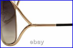 Tom Ford Women's Miranda TF130 TF/130 28B Rose Gold Fashion Sunglasses 68mm
