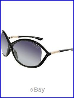 Tom Ford Women's Polarized Whitney FT0009-01D-64 Black Butterfly Sunglasses