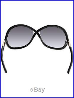 Tom Ford Women's Polarized Whitney FT0009-01D-64 Black Butterfly Sunglasses